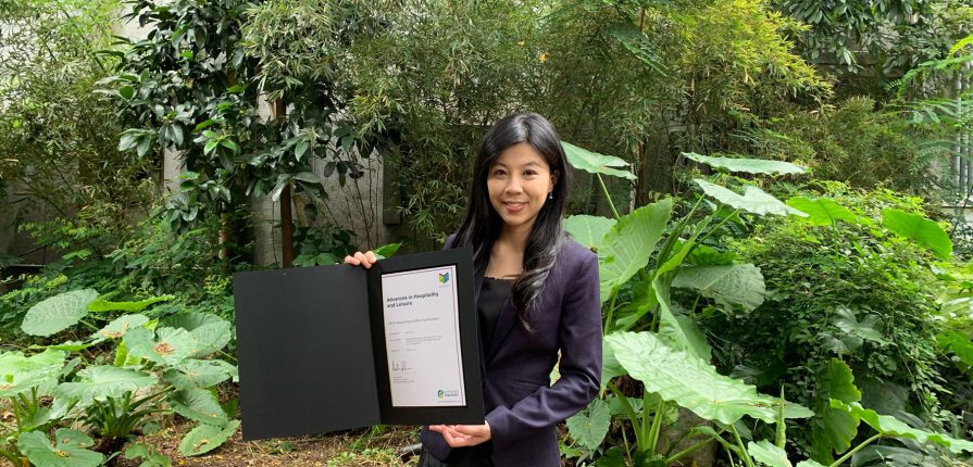 興大森林系柳婉郁特聘教授榮獲emerald Publishing卓越貢獻獎 國立中興大學秘書室